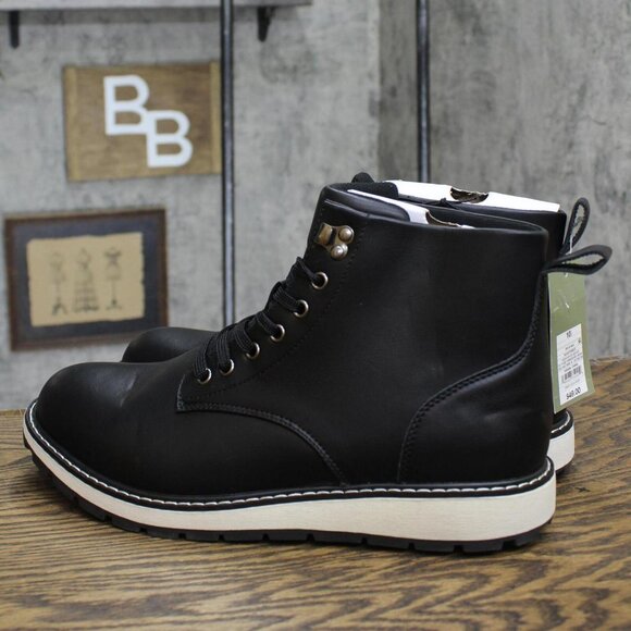 NWT Goodfellow & Co Men's Forrest Work Boots 88097799 Black 8M 8 M - Picture 3 of 7